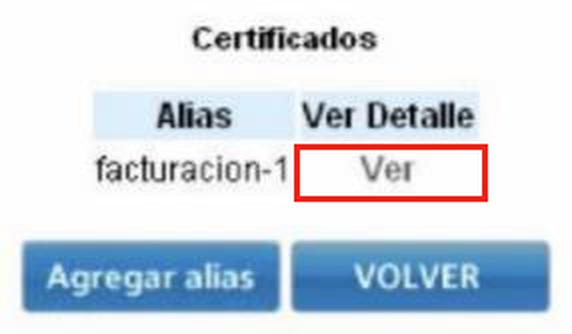 Lista de certificados